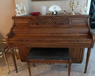 FREE    Kimball  piano  It  is  57"  across  and 41"  tall.  It  is  walnut.
