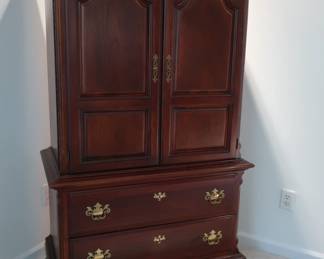 Lexington  armoire.     It  is  38"  across  x  21"  deep.
