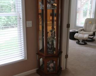 Matching  curio  cabinet