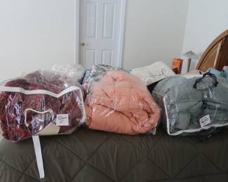 bed  spreads-  mostly  double  and  queen