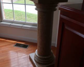One  of  two  marble  stands