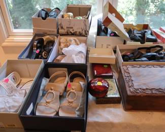 shoes-  size  6-  7.5  Most  are  in  very  good  condition