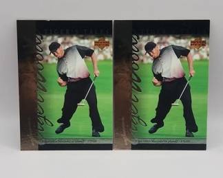2 TIGER WOODS ROOKIE CARDS