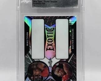 1/1 Mike Tyson, Buster Douglas pre production Card. One of a Kind