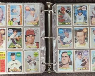 1969 TOPPS BASEBALL NEAR COMPLETE SET