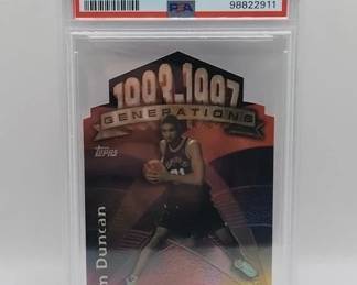 TIM DUNCAN DIE CUT ROOKIE PSA 10! VERY RARE