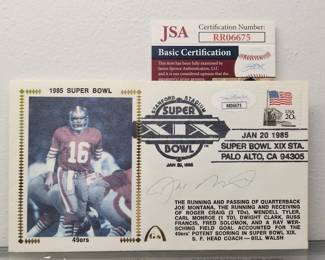 JOE MONTANA SIGNED ENVELOPE