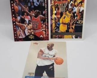 VINTAGE KOBE AND JORDAN CARD LOT