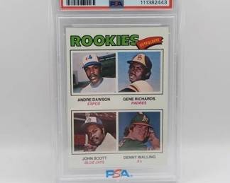 1977 ANDRE DAWSON ROOKIE PSA 8