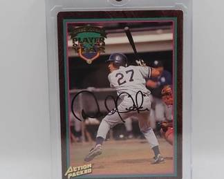 DEREK JETER AUTOGRAPHED ROOKIE CARD!