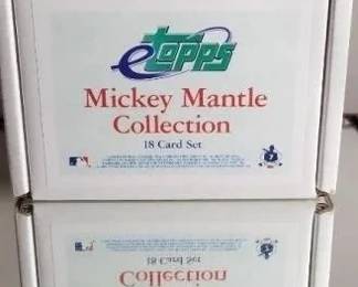 Very Rare eTopps Mickey Mantle Complete 18 Card SET