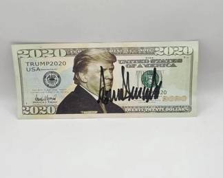 DONALD TRUMP SIGNED 2020 BILL