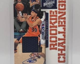 STEPHEN CURRY ROOKIE CHALLENGE AUTOGRAPHED / PATCH ROOKIE CARD. RARE!