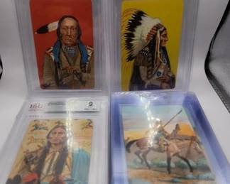 RARE 1956 QUAKER BRAVES OF INDIAN NATIONS COMPLETE HIGH GRADE SET