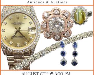 August 6 Jewelry Auction