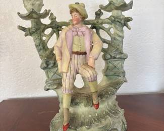 Bisque candleholder