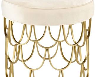 52 - Elk Home Sirene Ottoman - Fabric 18x18x18