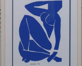 9054 - BLUE NUDE II GICLEE BY HENRI MATISSE 17.5 X 21.5