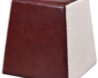 103 - Elk Home Polina Stool - Brown - Fabric 18x18x18