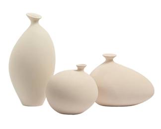 330 - Set of 3 Cy Vases