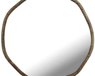 56 - Elk Signature Warped Wall Mirror 38x38x2