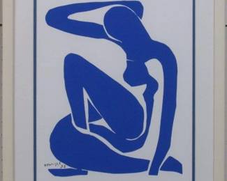 9053 - BLUE NUDE I GICLEE BY HENRI MATISSE 17.5 X 21.5