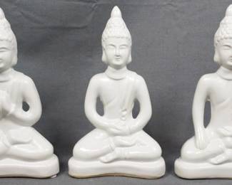 1088 - 3 Buddha Figures 9"