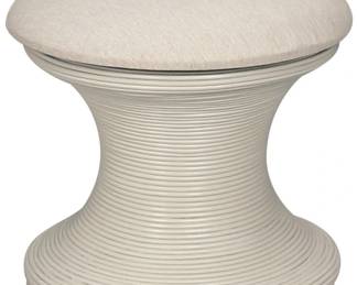 105 - Elk Studio - Raven Stool White 18x20x20