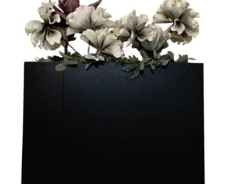 1891 - Flower Box w/ Faux Florals 40 x 36 x 4