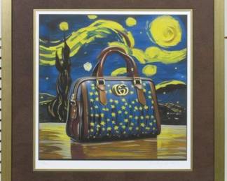 9066 - GUCCI TRIBUTE I LIMITED EDITION GICLEE BY VAN GOGH 21.5 X 21.5
