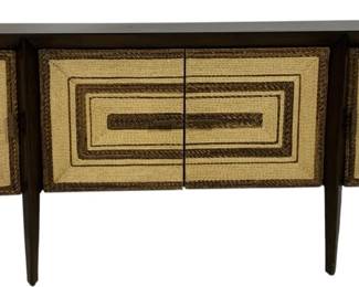 1525 - Chelsea House 4 Door Console 33" x 72" x 19"