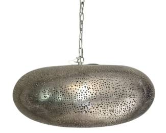 1864 - Hanging Metal Fixture 7 x 18 Consigned by wholesaler / distributor, untested, no warranties.