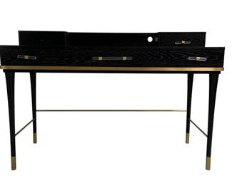 1623 - Wildwood Bentley Writing Desk 5 drawer, 1 pull broken 35 x 51 x 22