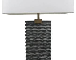 241xx - Wildwood Stonehenge Stone Table Lamp 30" Retail $1240 Chelsea House Nanjing Lamp 31"