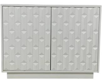 1511 - Chelsea House White 2 Door Cabinet 32" x 42" x 19"