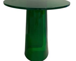 1656 - Chelsea House Acrylic Green Table 16 x 15