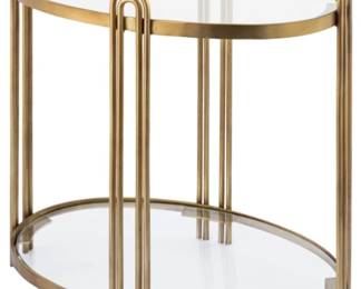100 - Elk Home Arch Accent Table - Gold - Metal 26x23x16