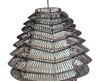 1858 - Hanging Chandelier 25 x 24 Consigned by wholesaler / distributor, untested, no warranties.