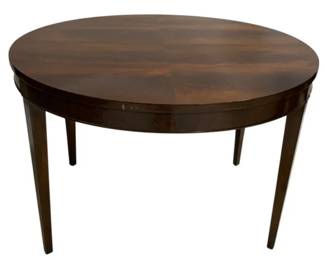 832 - Alden Parkes Round Dining Table some losses & scratches 30 x 46