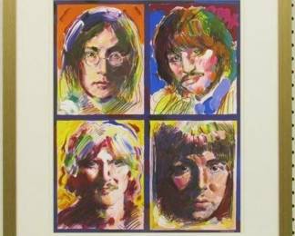 9012 - BEATLES GICLEE BY PETER MAX 22 X 25