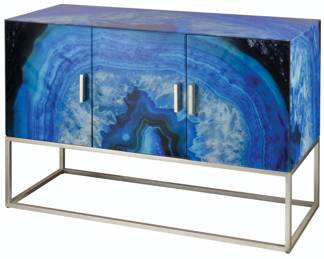 4 - Elk Home Marketplace Five-O Cabinet Blue 34x49x19