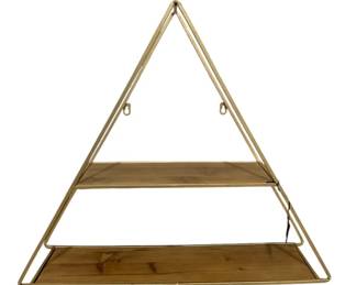 1877 - Hanging Wall Shelf by Three Hands 21 x 24 x 6
