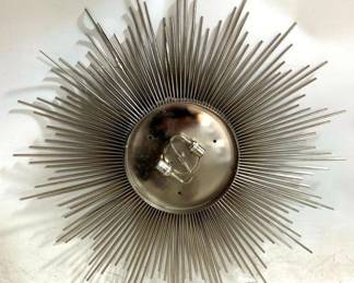 3433 - Ceiling light fixture - as is - missing globe You are buying a used as-is electric/electronic item. We do not guarantee all components are present and if it is not expressly stated, it is untested.