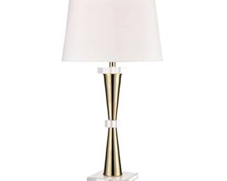 477 - Brandt Table Lamp - Gold 32"