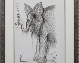 9002 - ELEPHANT GICLEE BY SALVADOR DALI 22 X 25