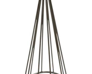 1639 - Wildwood Bubble Round Glass Top Table Retail $549 22 x 11