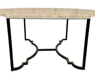 1781 - Chelsea House Rabern Cocktail Table 19 x 42 x 28 marble top