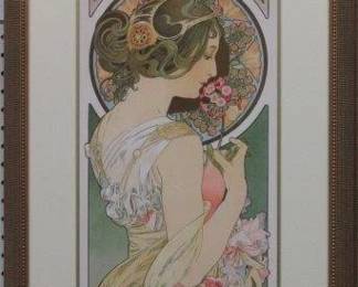 9048 - PRIMROSE GICLEE BY ALPHONSE MUCHA 19 X 39.5