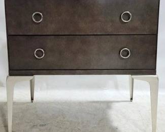 1118 - Alden Parkes 2 Drawer Stiletto Chest 32 x 32 x 18