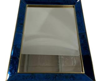1676 - Chelsea House Felix Mirror, Blue 41 x 31